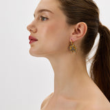 BABY BEE SHIELD EARRINGS