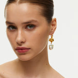 TIGER BAROQUE HOOP EARRINGS