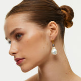 TURTLE BAROQUE HOOP EARRINGS
