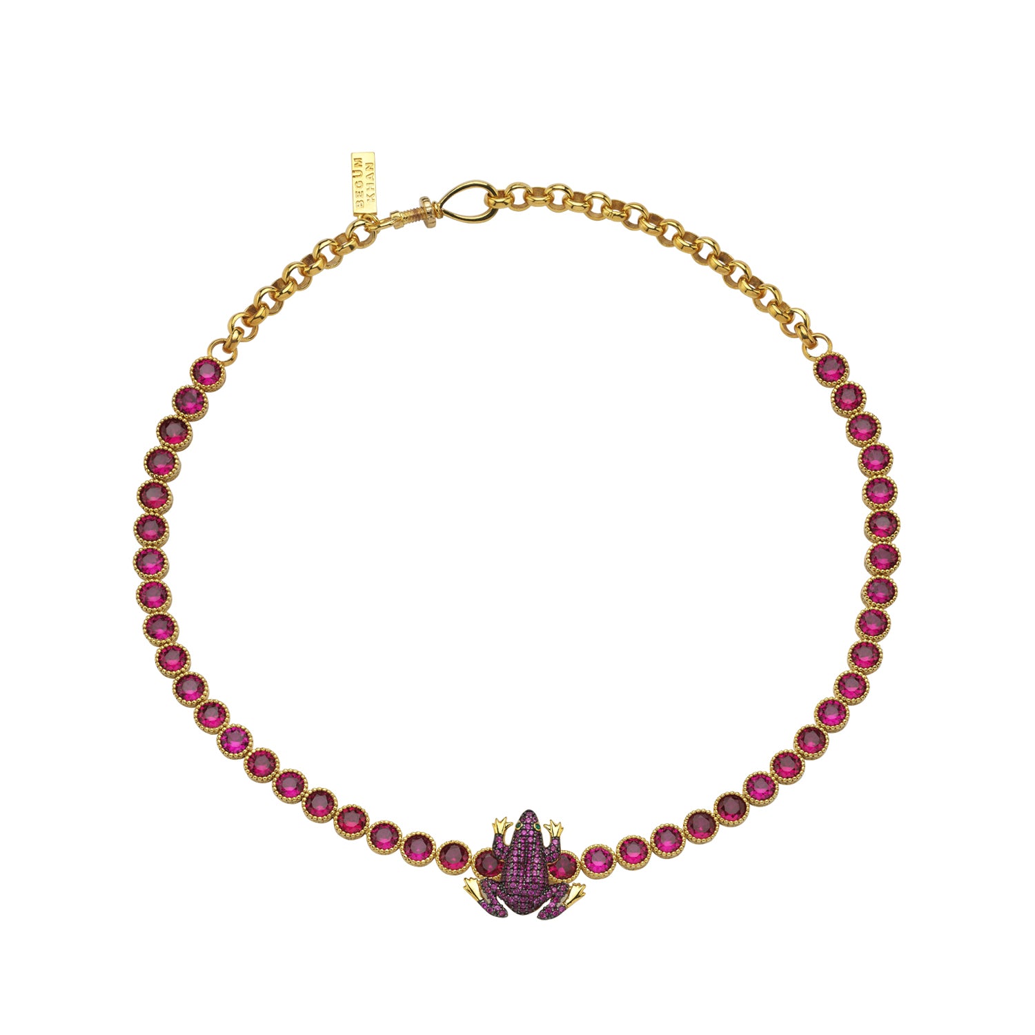 FROG TENNIS NECKLACE