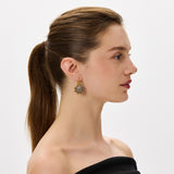 LADYBUG SHIELD EARRINGS