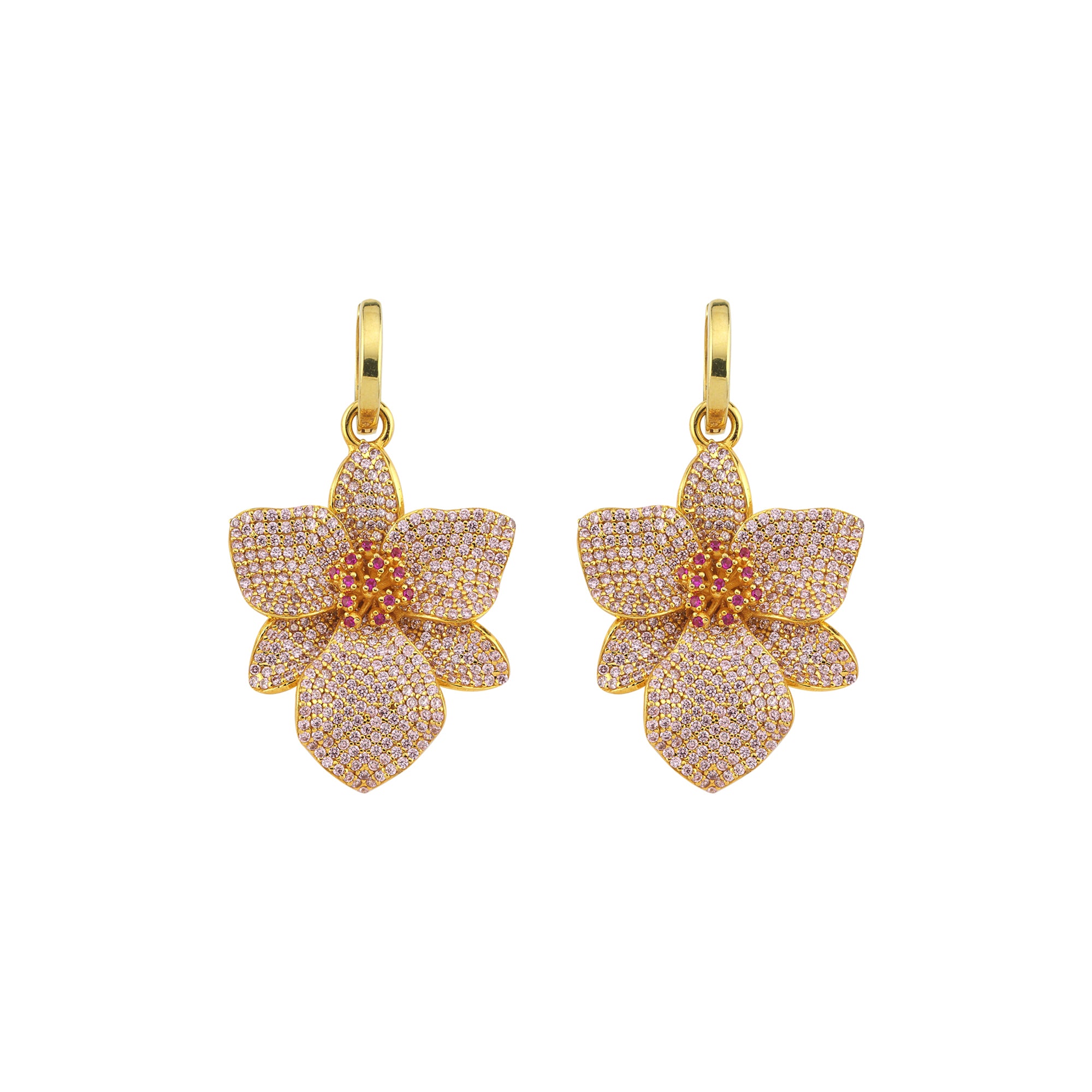 ORCHID JUVENA HOOP EARRINGS