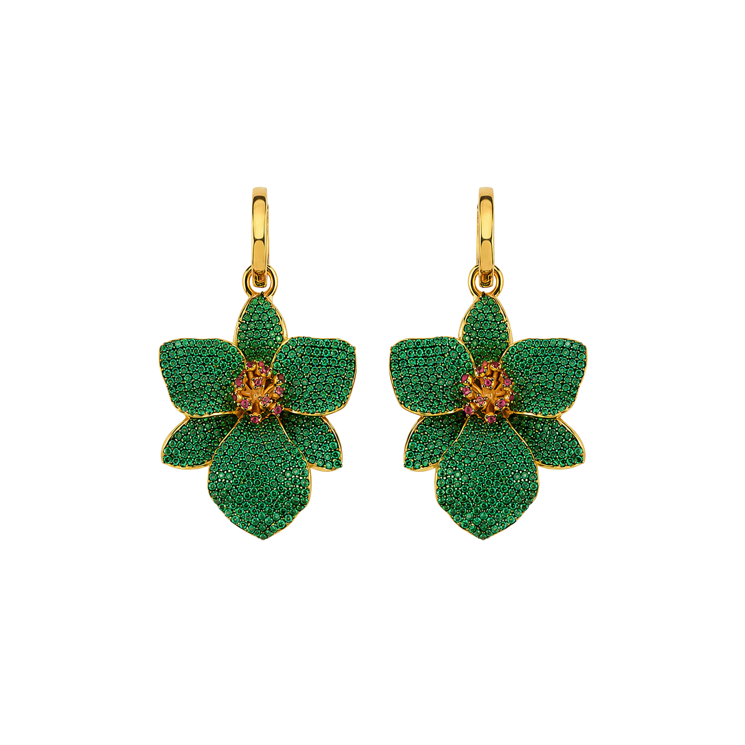 ORCHID JUVENA HOOP EARRINGS