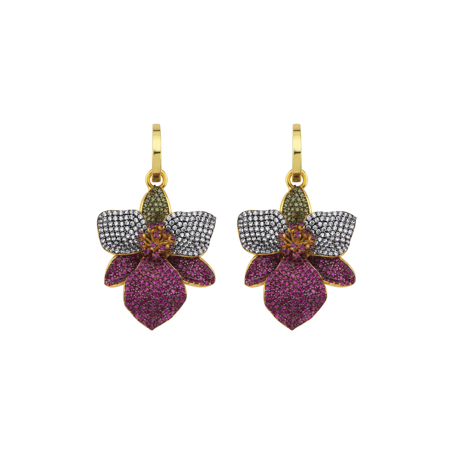 ORCHID JUVENA HOOP EARRINGS