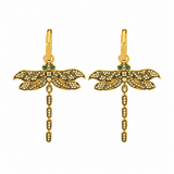 MINI DRAGONFLY HOOP EARRINGS
