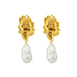 SHELL BAROQUE EARRINGS