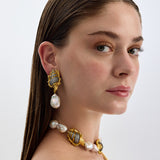 SHELL BAROQUE EARRINGS
