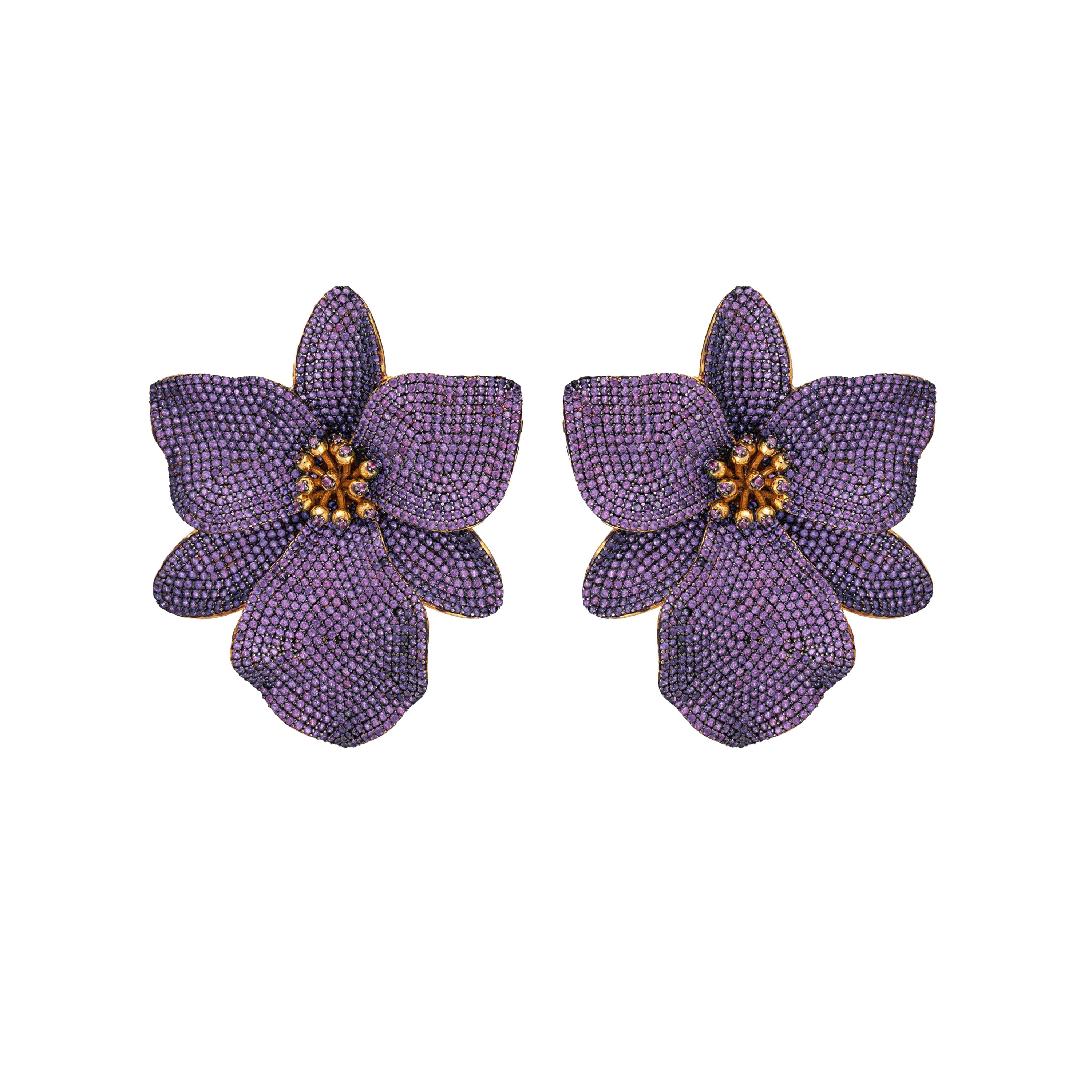SINGAPORE ORCHIDS EARRINGS