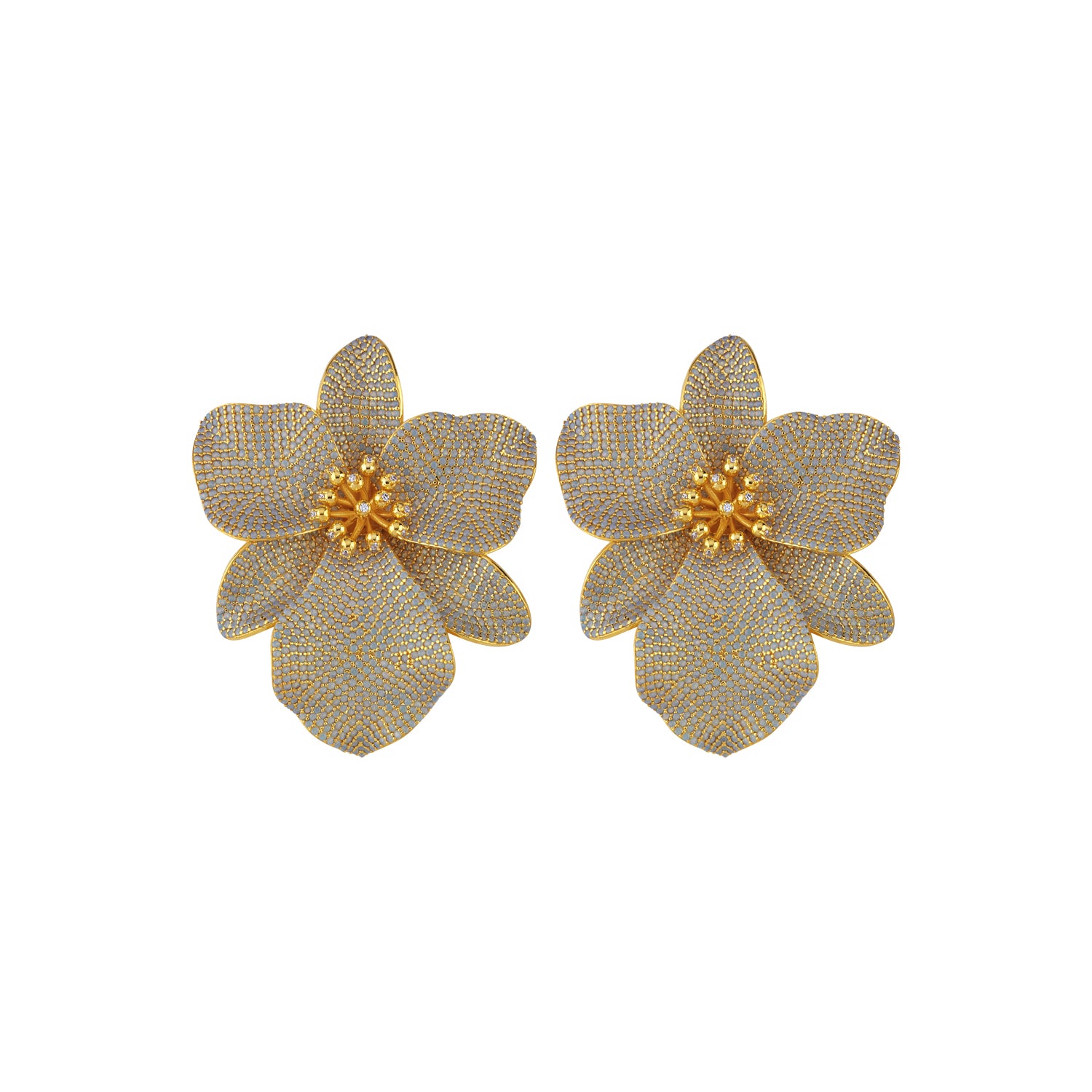 SINGAPORE ORCHID EARRINGS