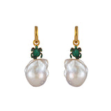 TURTLE BAROQUE HOOP EARRINGS