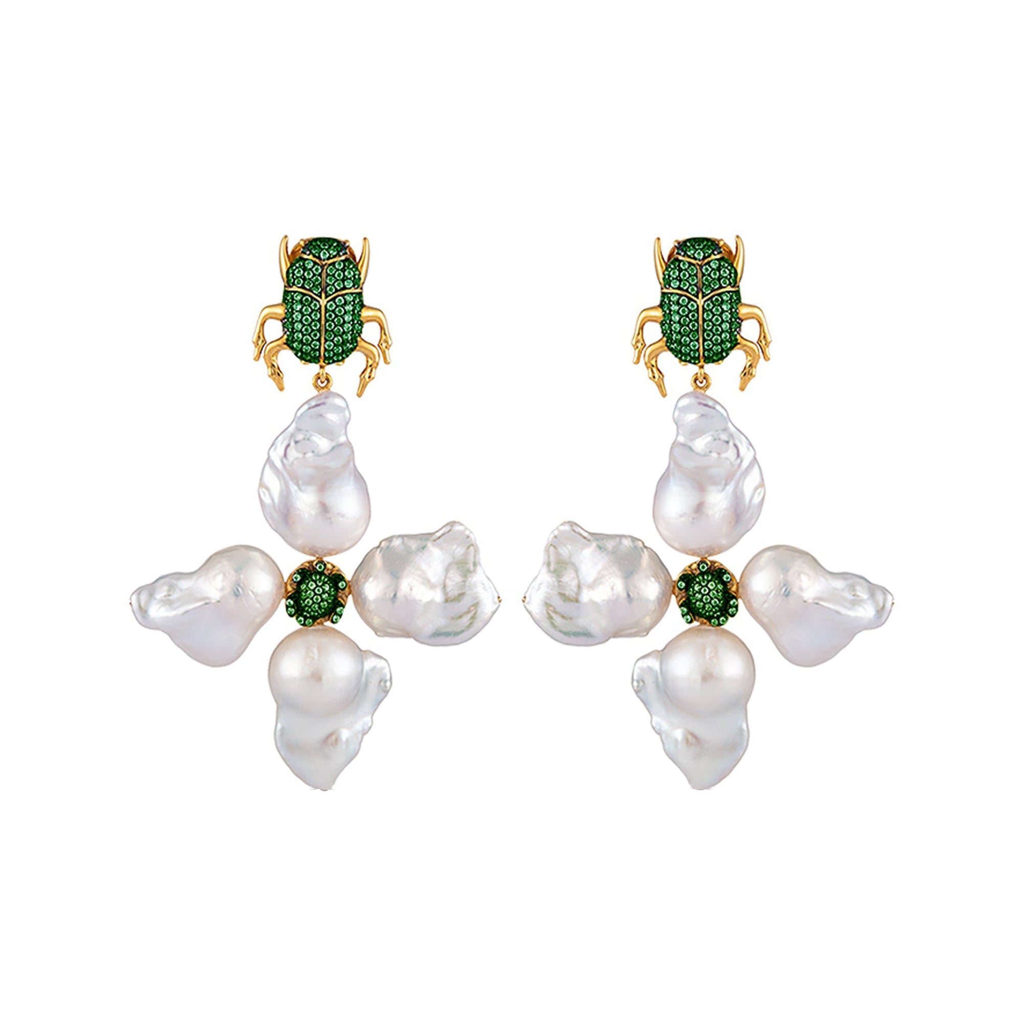 SCARAB BUND EARRINGS