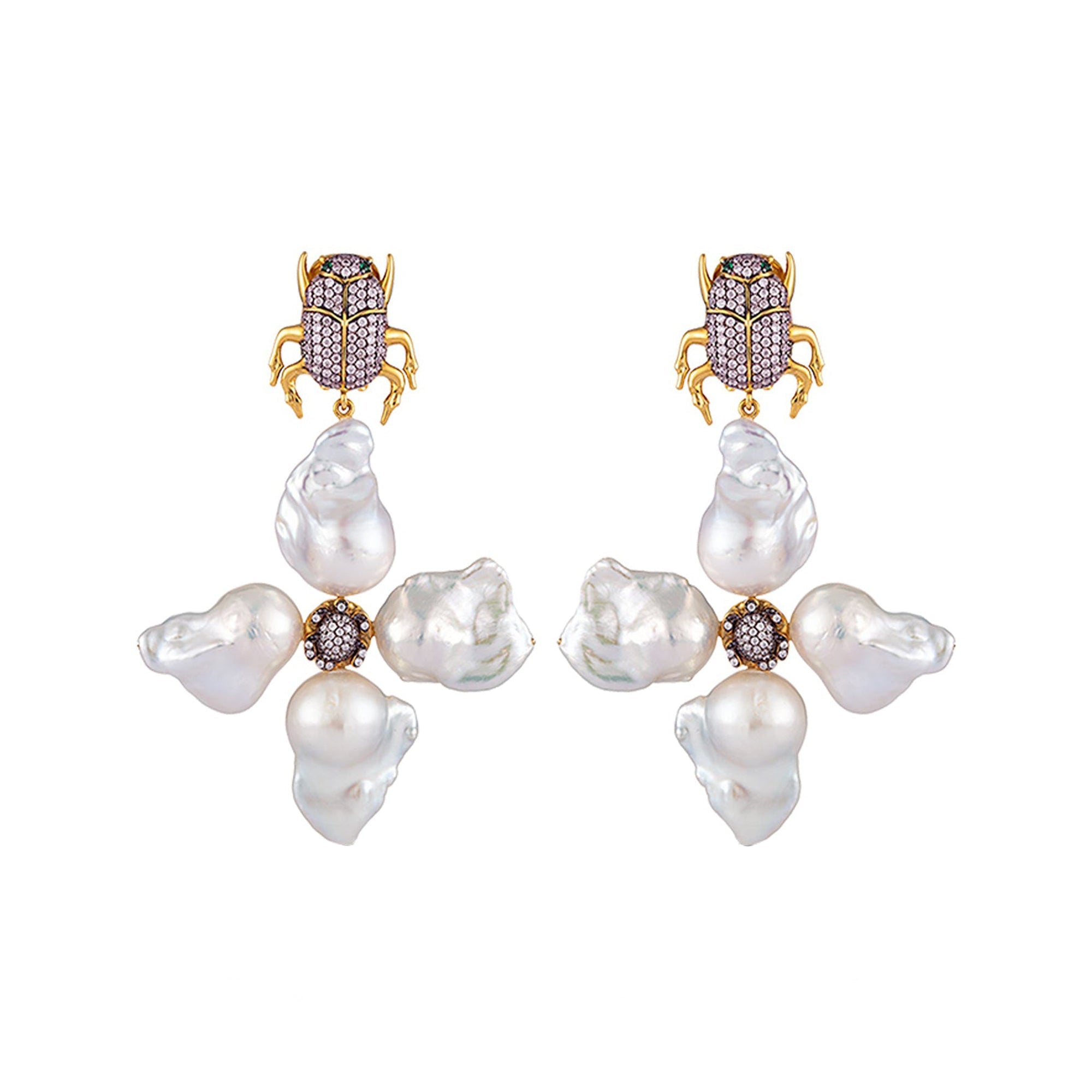 SCARAB BUND EARRINGS